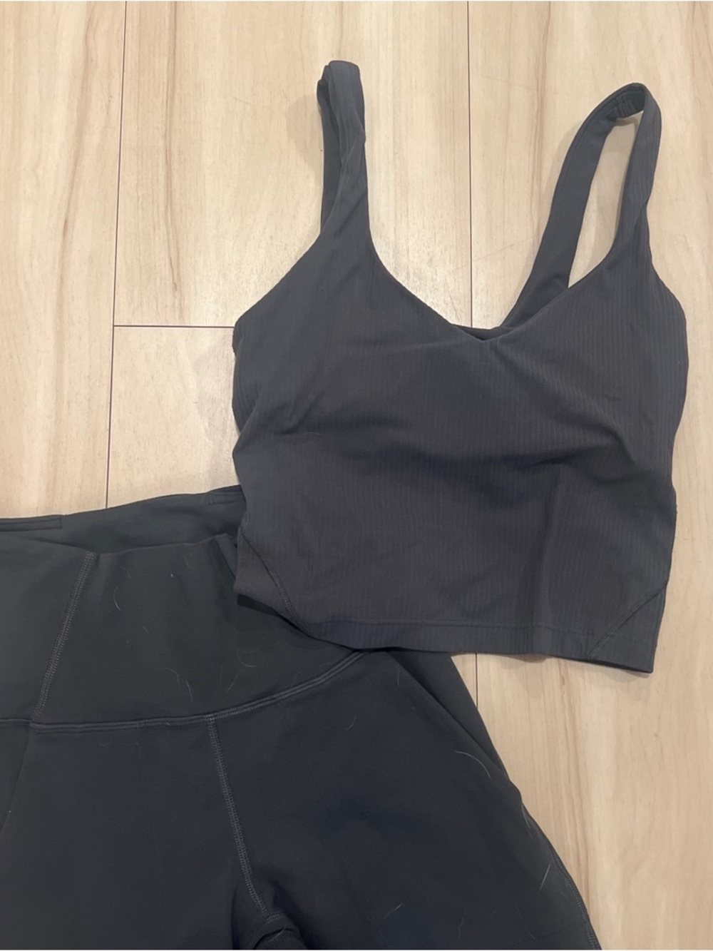 Lululemon Align Flare Pants & Top Bundle - Graphite Gray
